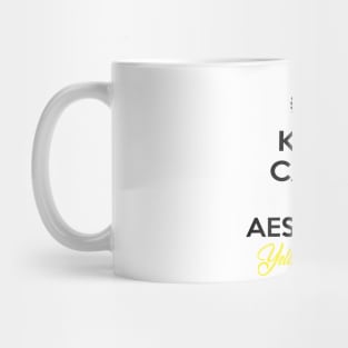 Keep calm im aes sedai  yellow ajah - tar avalon - the Wheel of Time Mug